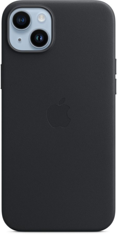 Купить Чехол Apple iPhone 14 Plus Leather Case with MagSafe, midnight (MPP93FE/A)
